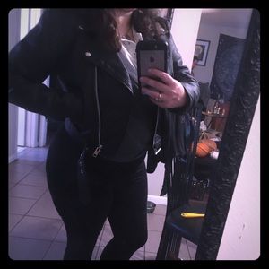 Real Leather Biker Jacket